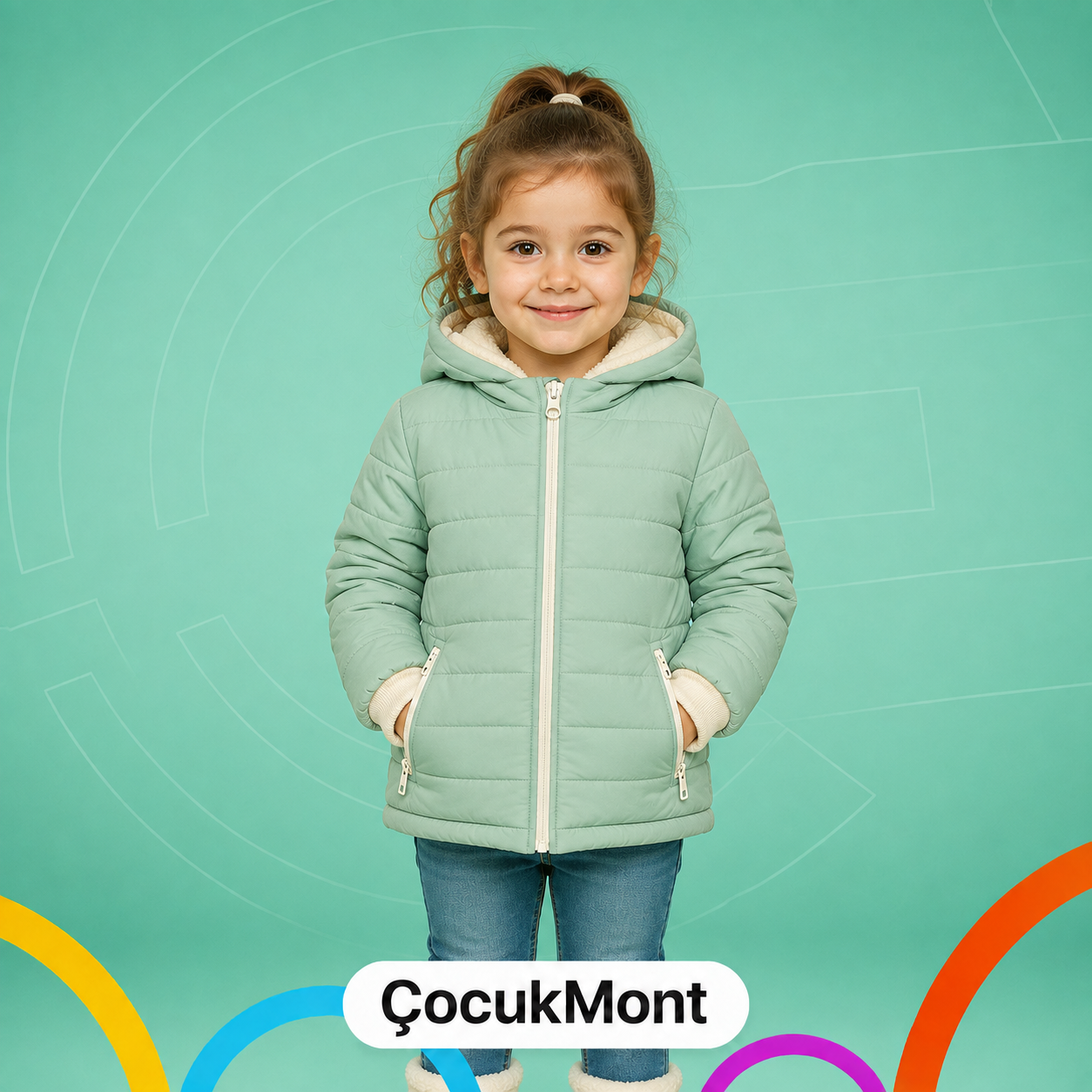 TOPTAN ÇOCUK MONT KIZ 2-5 YAŞ
